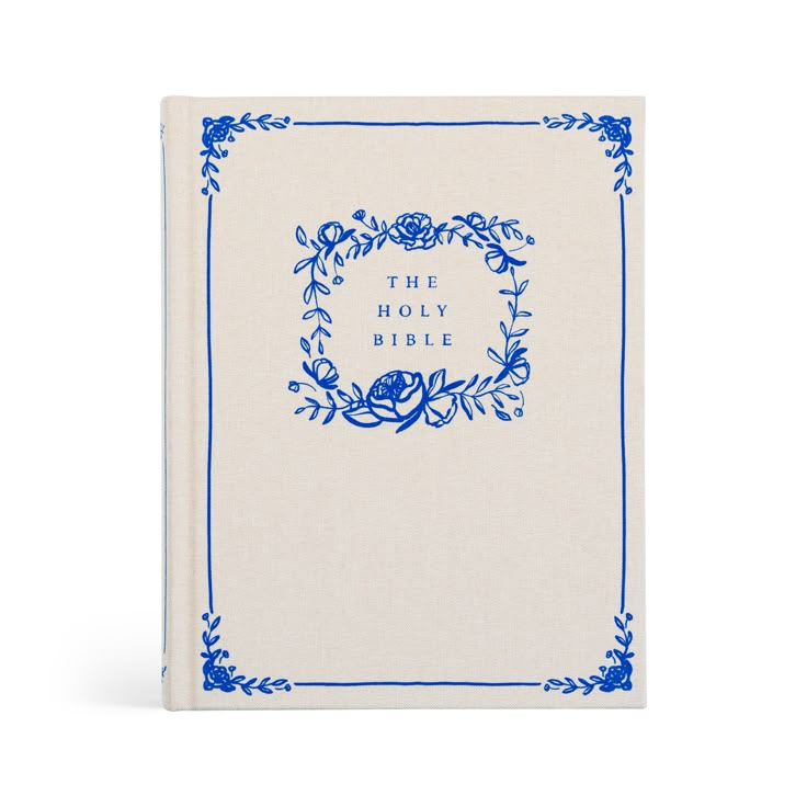 NLT Notetaking Bible : Adelaide Theme Blue Floral Frame, Blue Bible, Bible Cases, Cute Bibles, Prayer For You, Bible Coloring, Bible Covers, Bible Study Notes, Jesus Is Life