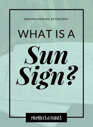 the title for what is a sun sign?