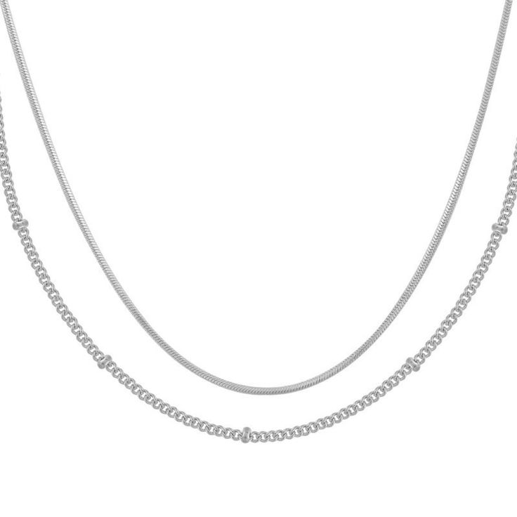 This Lisbon Necklace is the perfect addition to your jewelry box! Its dainty double chain design makes it suitable for any occasion. Put it on to brighten your day and be the envy of all your friends! Chain Design, Double Chain, Brighten Your Day, Snake Chain, Beaded Chain, Lisbon, Layered Necklaces, Necklace Lengths, Jewelry Box