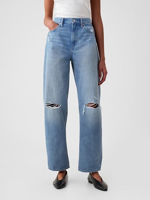 High Rise Barrel Jeans | Gap Gap High Waist Jeans For Fall, Gap High Waist Relaxed Fit Jeans, Gap High Rise Relaxed Fit Jeans, Gap Spring Tapered Leg Jeans, Gap High-rise Relaxed Fit Jeans, Gap Relaxed Fit Wide Leg Jeans, Gap Relaxed Fit Jeans For Spring, Gap Straight Leg Jeans For Fall, Gap High Rise Jeans For Spring