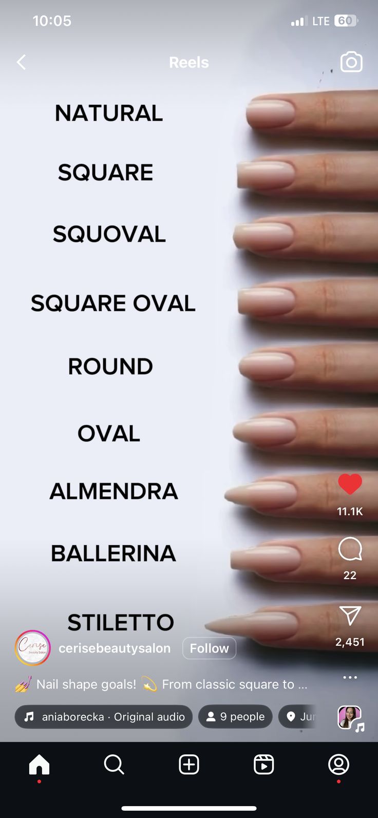 Round Square Nails, Nail Shape Chart, Round Shaped Nails, Square Oval Nails, Short Almond Shaped Nails, Natural Nail Shapes, Oval Shaped Nails, Overlay Nails, Wide Nails