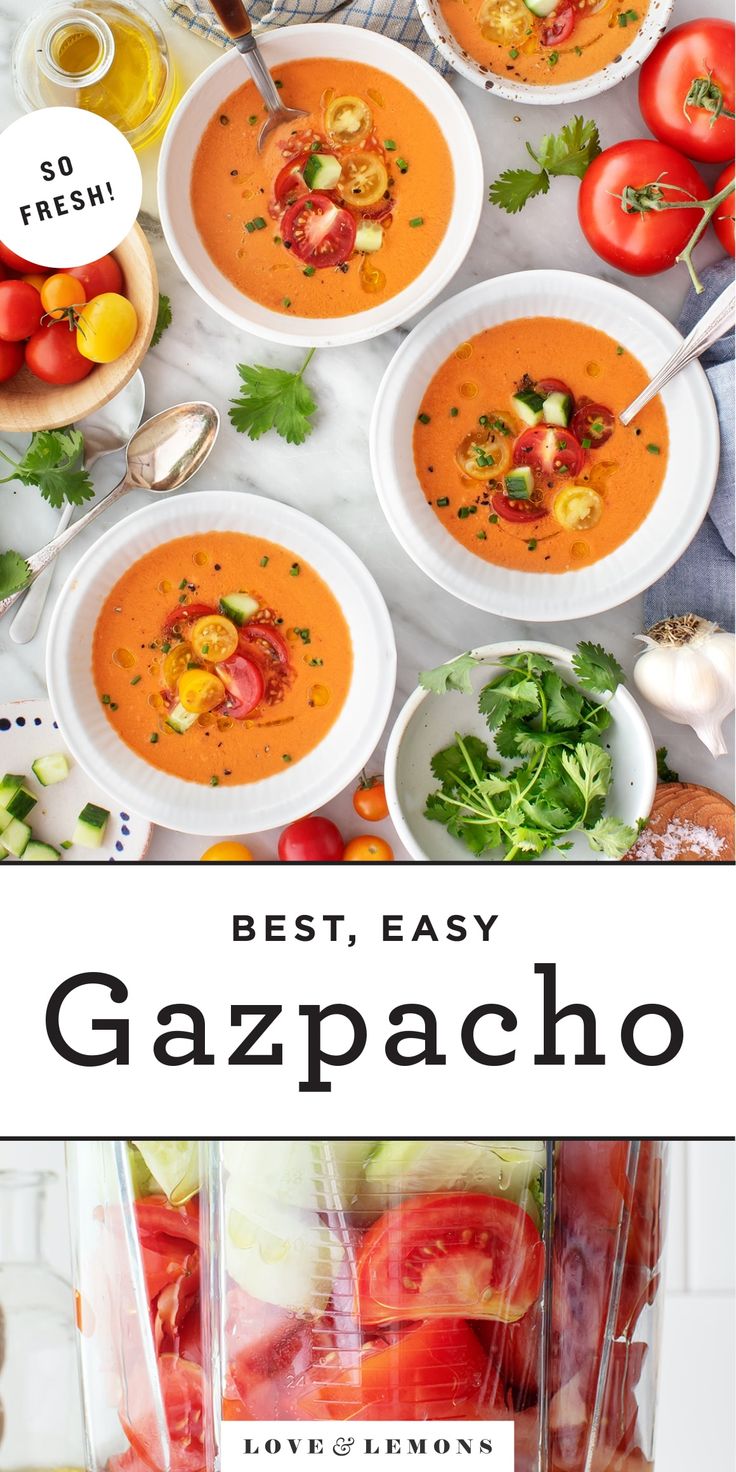 the best easy gazpacho recipe ever