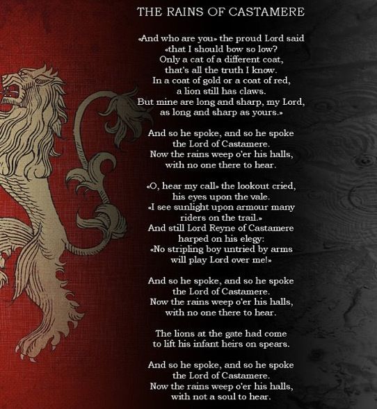 a red and black background with a white lion on it