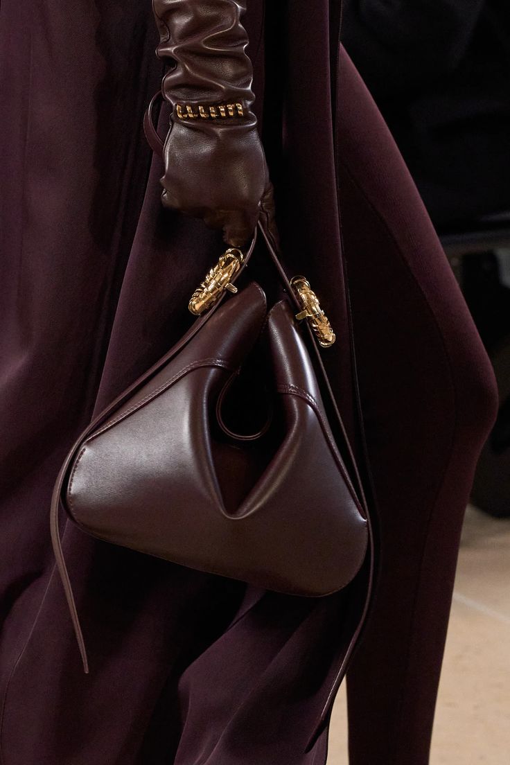 Burgundy Aesthetic, Visuell Identitet, Fall 2023 Ready To Wear, Burgundy Outfit, 2023 Ready To Wear, Kelly Bag, Outfit Look, Bag Trends, Fall 2023