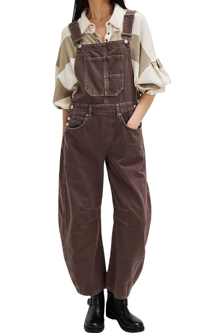 PRICES MAY VARY. Casual loose barrel leg jeans overalls; Vintage boyfriend baggy jeans Y2k denim bib overalls Highlights: Adjustable straps bib overall; Mid rise jeans; Wide leg barrel jeans denim pants; Side pockets and button design; Vintage distressed overalls ; Bib and brace design with wide barrel leg; Tapered knee; Solid color- black baggy jeans women overall, baggy khaki pants for women, white overalls for women, blue jean jumpsuit for women Size Guide: XS=US 0-2, S=US 4-6, M=US 8-10, L=US 12-14, XL=US 16-18, XXL=US 20-22. Please refer to loveimgs size chart in photo gallery. Womens Boyfriend Jeans Design: This denim bib overalls is crafted from soft cotton, these baggy jeans y2k overalls offer casual and loose overalls appearance, keep you relaxed, and comfy in every season. This d Blue Jean Jumpsuits For Women, Jeans Jumpsuits For Women, Blue Jean Jumpsuit, Vintage Harem Pants, Womens Denim Jumpsuit, Loose Overalls, Khaki Pants Women, White Overalls, Wide Leg Denim Pants