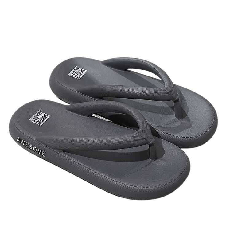 Looking for a simple yet comfortable pair of sandals for the summer? Look no further with these Comfy Cloud Slides. ﻿These shoes provide unparalleled foot support with its extra soft and cushy sole. They are also very minimalistic which allows them to pair well with just about any outfit! It can be used indoor and outdoor as well. FEATURES: Style Open toe Season Summer/Spring Sole Flat Vamp material EVA Size US ( 5.5 - 12) COMFORTABLE MATERIAL: The Comfy Cloud Slides are made of high-density mat Slip-resistant Summer Flip Flops, Comfortable Cushioned Sandals With Eva Footbed, Comfortable Gray Flip Flops For Summer, Solid Synthetic Slippers For Vacation, Gray Flat Sandals For The Beach, Summer Gray Sandals With Cushioned Footbed, Comfortable Slip-resistant Sandals For Beach, Comfortable Lightweight Synthetic Sandals, Lightweight Open Toe Flip Flops