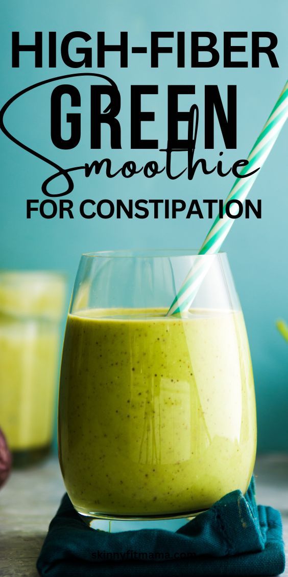 Low Calorie Green Smoothie Recipe Smoothies For Constipation, Smoothie For Constipation, Constipation Smoothie, High Fiber Smoothies, Fiber Smoothie, Fiber Drinks, Best Green Smoothie, Constipation Remedies, Green Smoothie Recipe