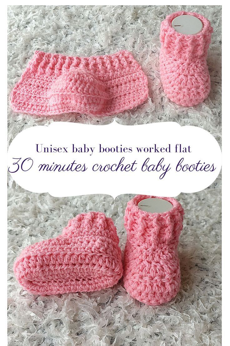 Crochet baby booties worked in rows! Easy peasy crochet baby booties, 10 minutes crochet baby booties Crochet Baby Shoes Free Pattern, Crochet Baby Booties Free Pattern, Crocheted Baby Booties, Crochet Baby Socks, Baby Booties Free Pattern, Crochet Baby Booties Pattern, Baby Booties Knitting Pattern, Crochet Baby Boots, Crochet Baby Shoes Pattern