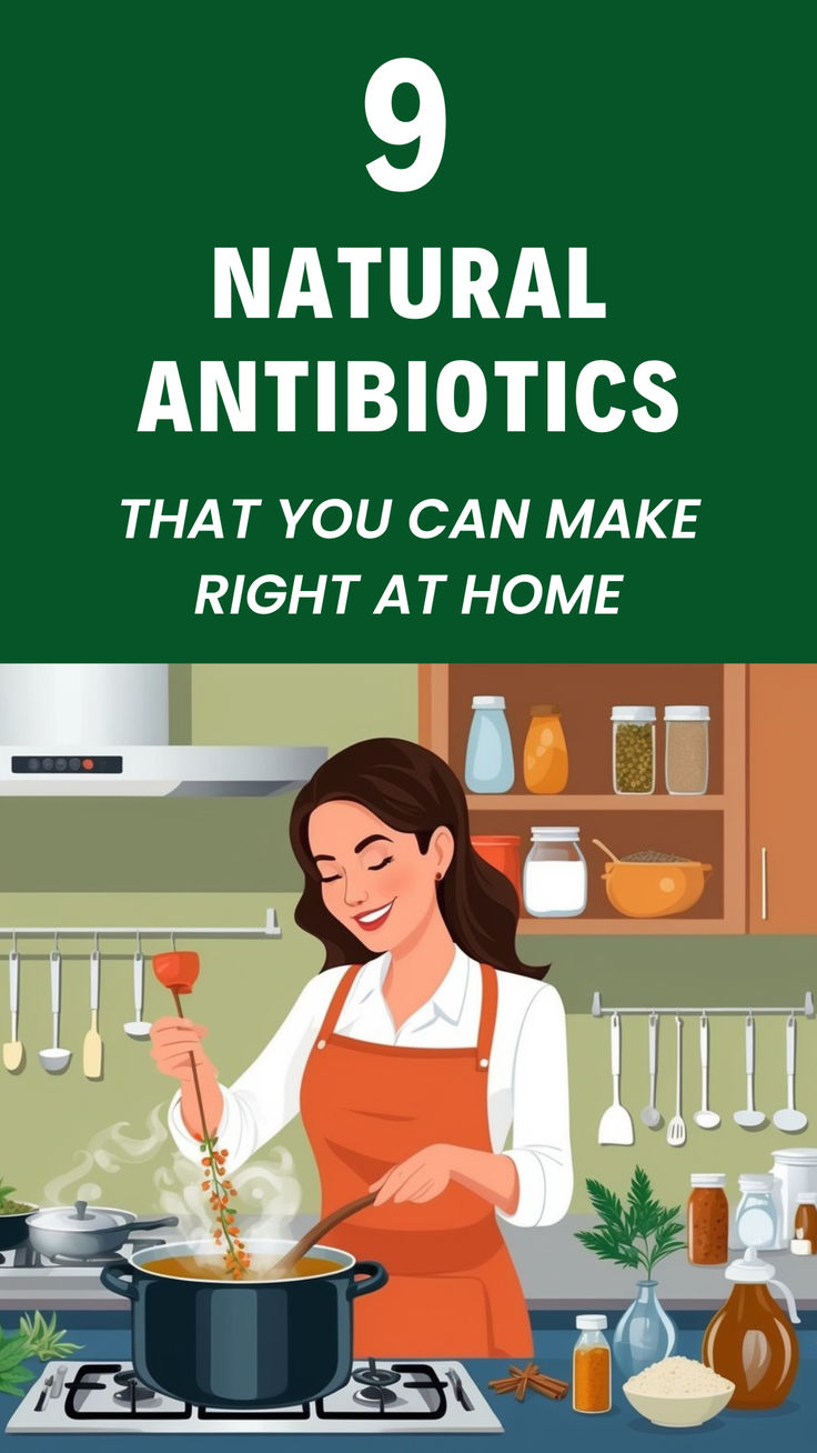 Discover the wonders of natural antibiotics. Explore the health benefits of garlic and other kitchen remedies to combat infections. Natural Antibiotic Herbs, Homemade Health Remedies, Home Remedy Antibiotic, Home Antibiotics, Amish Antibiotic Recipe, Herbal Antibiotics Natural Remedies, At Home Antibiotic, Natural Health Remedies Diy Home, Health Remedies Tips