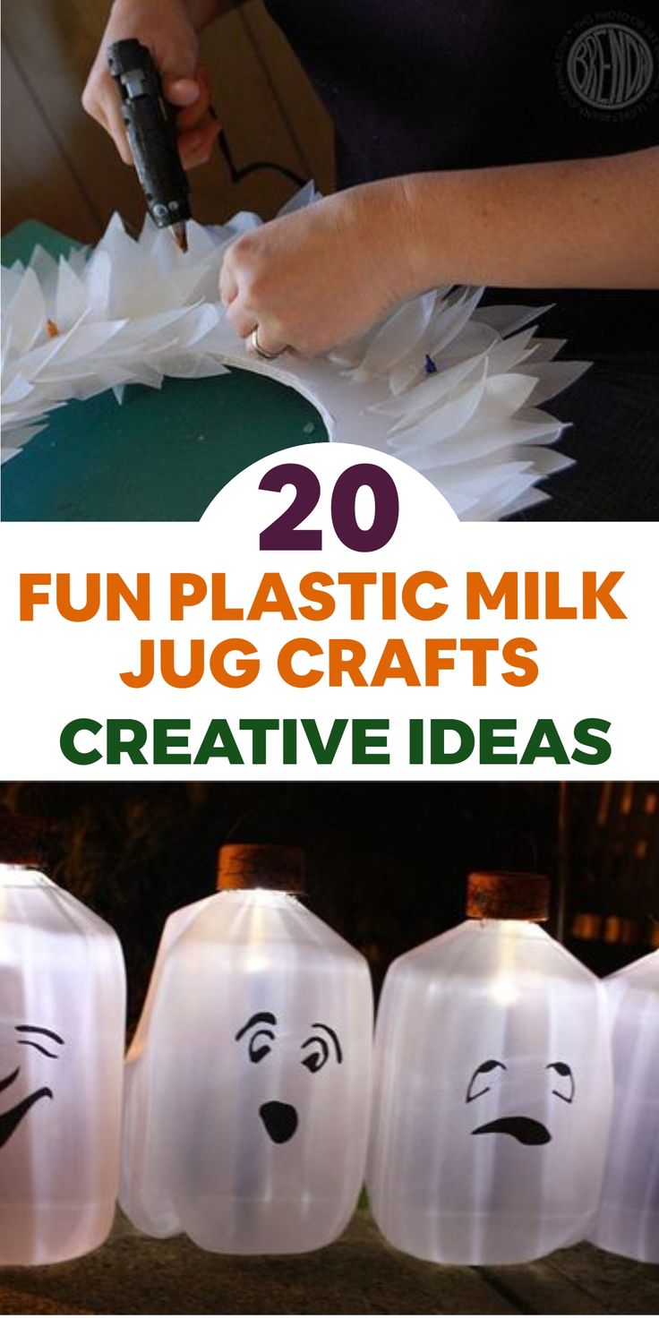 plastic milk jug crafts for kids to make