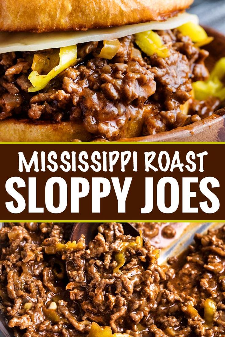 this mississippi roast sloppy joes recipe is so good and easy to make