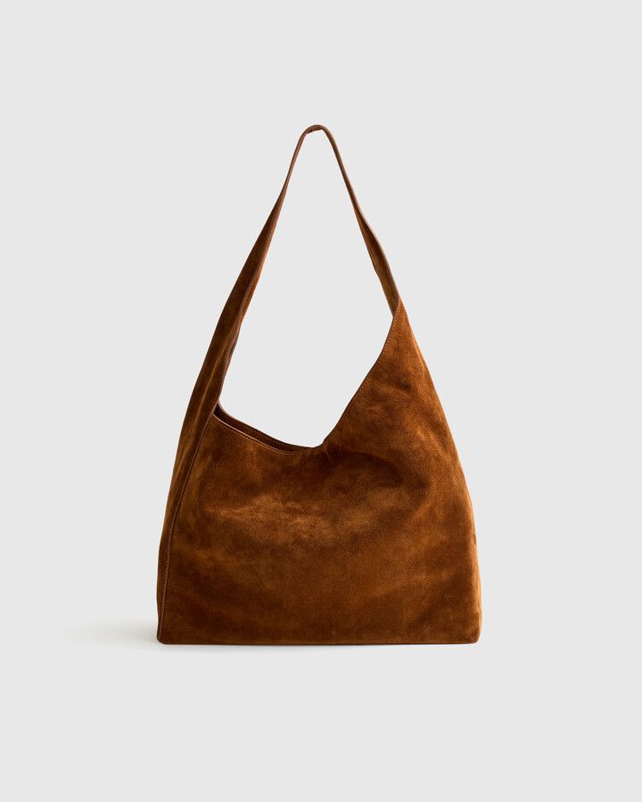 Italian Suede Slouchy Shoulder Bag Slouchy Suede Bag, Brown Slouchy Bag, Brown Suede Bag, Slouchy Tote Bag, 2024 Lookbook, Slouchy Tote, Slouchy Bag, Friends Cast, Slouch Bags