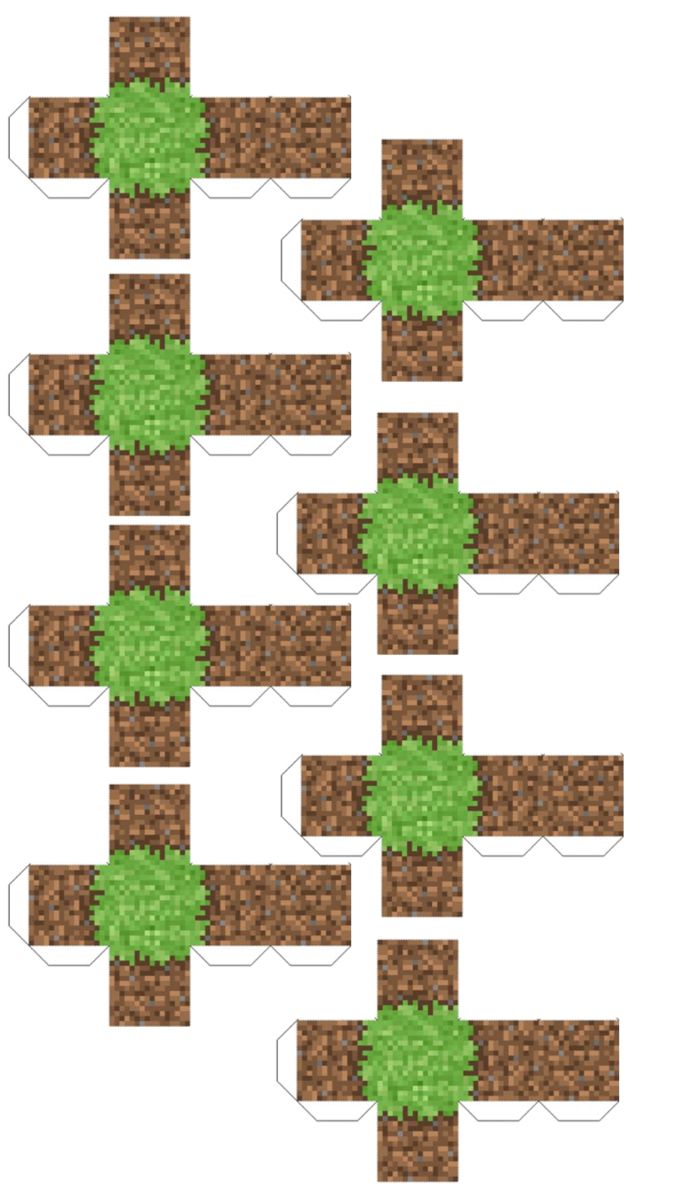 an image of a paper crafting game with trees and grass on the top one