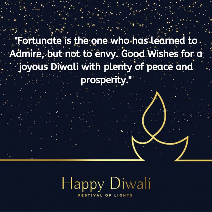 happy diwali greeting card with an image of a candle and stars in the sky