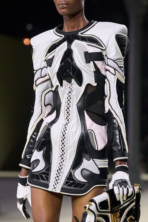 Biker Dress, Conceptual Fashion, Cyberpunk Fashion, Futuristic Fashion, Future Fashion, Fall 2022, Fashion Images, Stage Outfits, Character Outfits