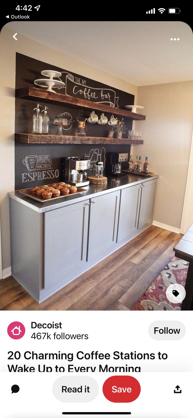 an image of a restaurant with food on the counter