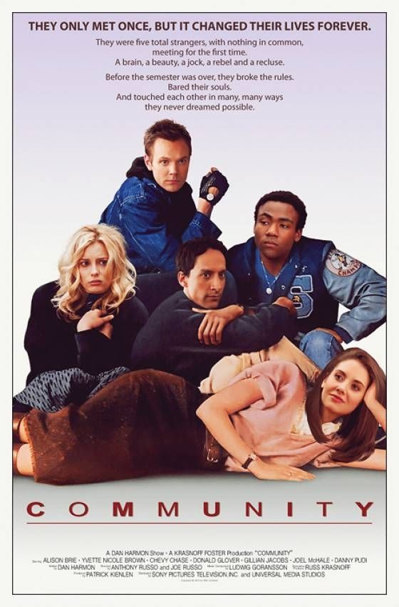 the poster for community starring actors