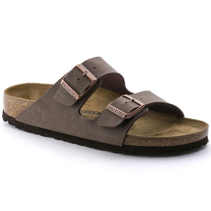 Made in Germany Birkibuc – a durable, synthetic upper material with a nubuck leather-like texture and a soft backing Contoured cork footbed conforms to the shape of your foot and features pronounced arch support, a deep heel cup, and roomy toe box; lined with suede Lightweight EVA sole for cushioning and shock absorption Avoid extreme heat Birkenstock Arizona Mocha, Mocha Birkenstock, Tokyo Street Fashion, Birkenstock Sandals Arizona, Two Strap Sandals, Zermatt, Birkenstock Sandals, Fashion Weeks, Grunge Style