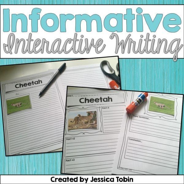 an informative writing activity for students to use in their homeschool or classroom