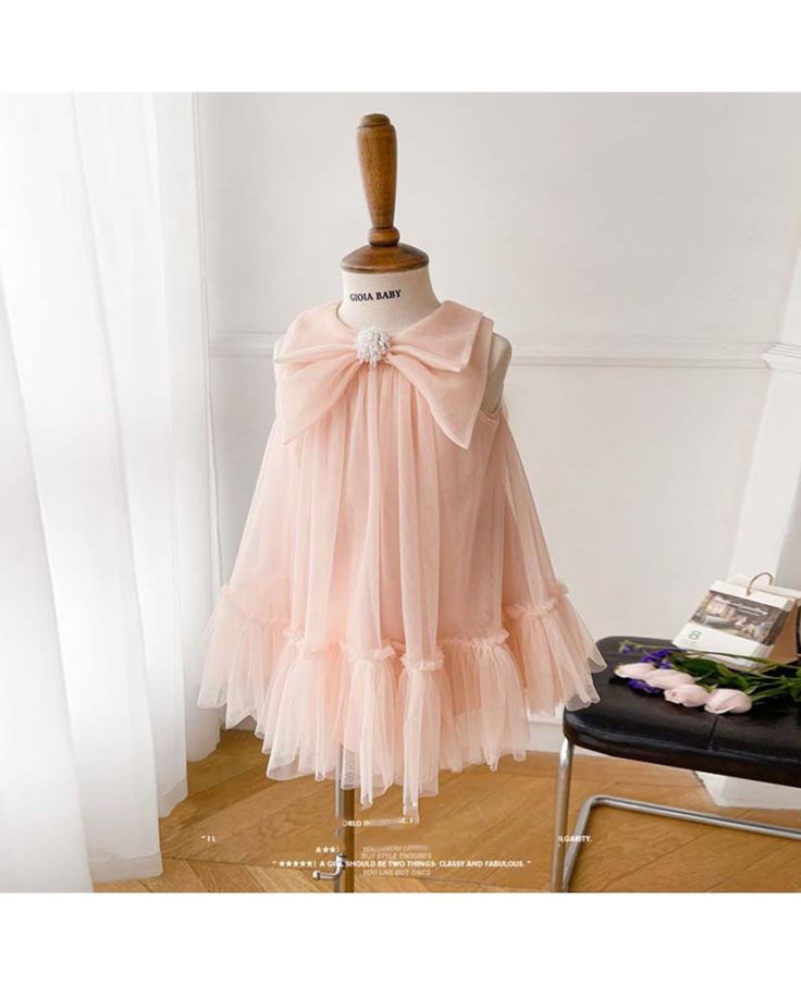 Get 10% off now! Buy pink bow knot neckline aline tulle dress for little girls at cheap price online. Free stable shipping and pro custom service since 2009. Spring Princess Tutu Dress With Bow, Spring Princess Style Tutu Dress With Bow, Spring Tulle Dress With Bow, Spring Tulle Dress With Bow Detail, Spring Tulle Tutu Dress With Bow, Cute Spring Tutu Dress With Bow, Summer Tutu Dress With Bow For Dress-up, Cute Tulle Tutu Dress With Bow, Pink Tulle Dress With Bow