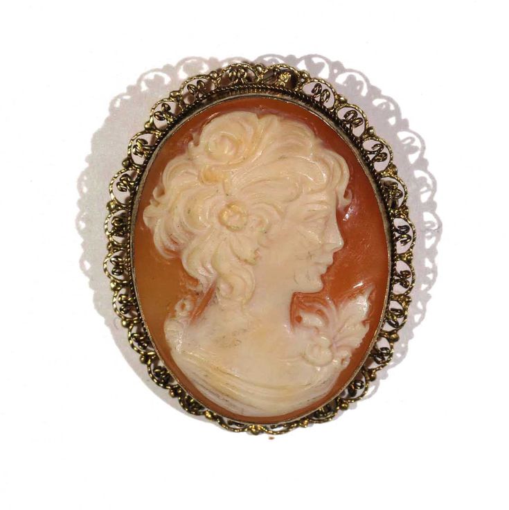 "Size: 1.59\" x 1.3\" Signed: 925" Heirloom Style Carved Brooch For Gifts, Heirloom Carved Brooches As Gift, Classic Oval Brooches, Ornate Cameo Brooches For Anniversary, Ornate Cameo Brooch For Anniversary, Carved Oval Brooches As Gift, Carved Oval Brooch As Gift, Carved Brooches For Formal Occasions, Carved Oval Brooch For Gift