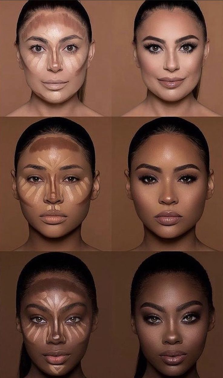 Dark Skin Makeup Tutorial, Face Contouring Makeup, Natural Make Up Looks, Beginners Eye Makeup, Simple Makeup Tips, Makeup For Black Skin, Makeup Artist Tips, Brown Skin Makeup, Face Makeup Tips