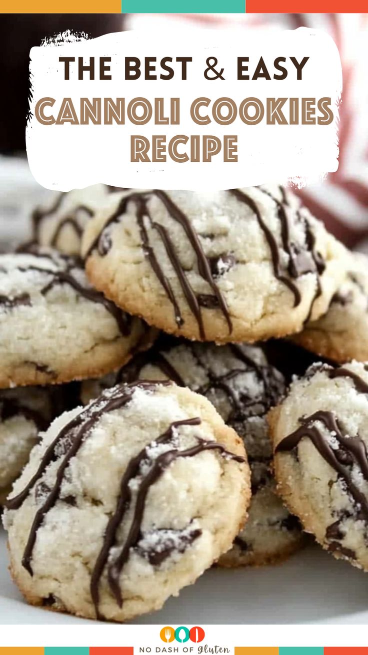 the best and easy cannoli cookies recipe