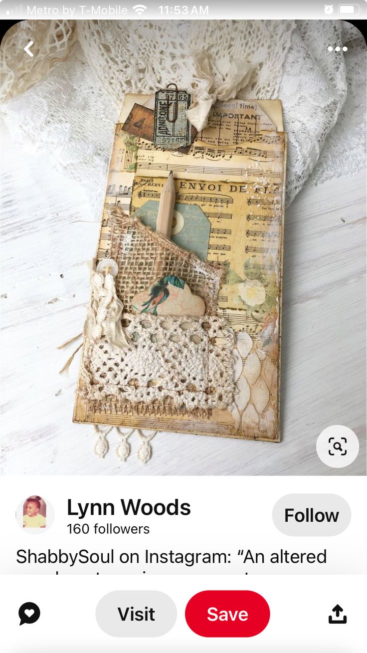 the instagram page for lynn woods's blog is displayed on an iphone screen