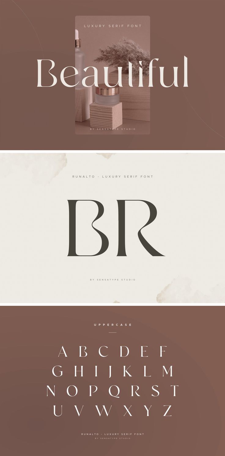 Runalto - Luxury Serif Font logounik #logotypedesign #logodesig🌲 Beautiful Serif Fonts, Font Love, Modern Fonts Free, Classy Logos, Classy Fonts, Business Fonts, Minimalist Font, Elegant Serif Fonts, Luxury Font