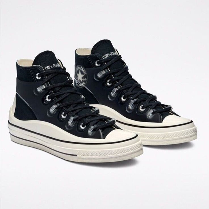 Limited Edition Converse Collab With Kim Jones. Perfect Condition, Worn Just Once. Can Ship In Box With Both Black And Cream Laces! Unisex- W9.5/M7.5 Kim Jones, Shoe Wishlist, Shoes Converse, Converse Chuck 70, Chuck 70, Snow Boots Women, Converse Chuck Taylor All Star, Designer Sneakers, Womens Converse