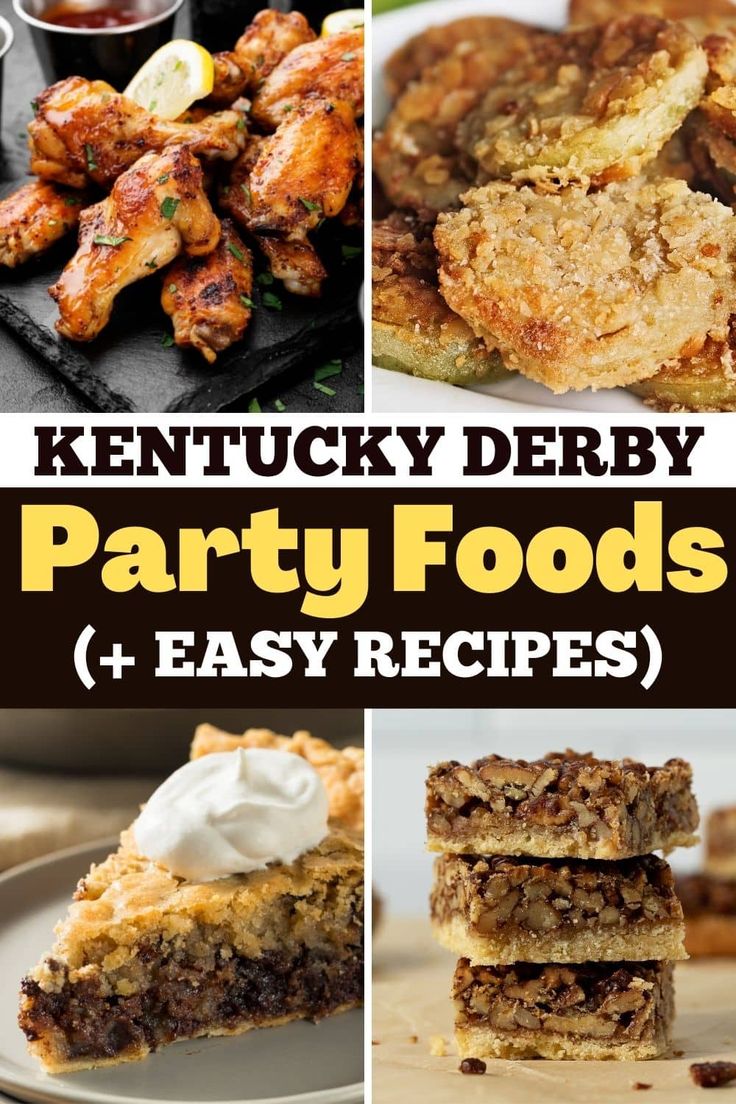 kentucky derby party foods and easy recipes