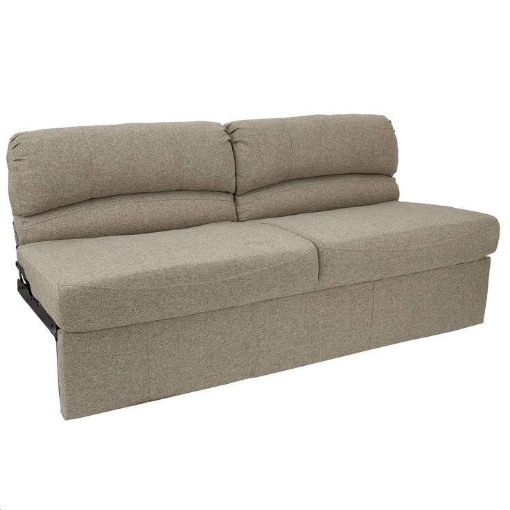 PRICES MAY VARY. Measuring a rough 32" high and 29" deep, this RV jackknife sleeper sofa needs about 10 1/2" of clearance from the toe kickboard to the edge of the cushion and about 8" of clearance from the top of the backrest to the back. There is also 11" of clearance under the sofa as well*. Weighing about 115 pounds and including the metal frame, this RV couch is pretty sturdy while still quickly transforming into the thickly padded bed. Easy to assemble and install, this RV jackknife sofa i Heated Car Seat Covers, Hinges Diy, Sofa Cloth, Rv Sofas, Rv Furniture, Automotive Seat Covers, Sofa Dimension, Small Rv, Loveseat Sleeper