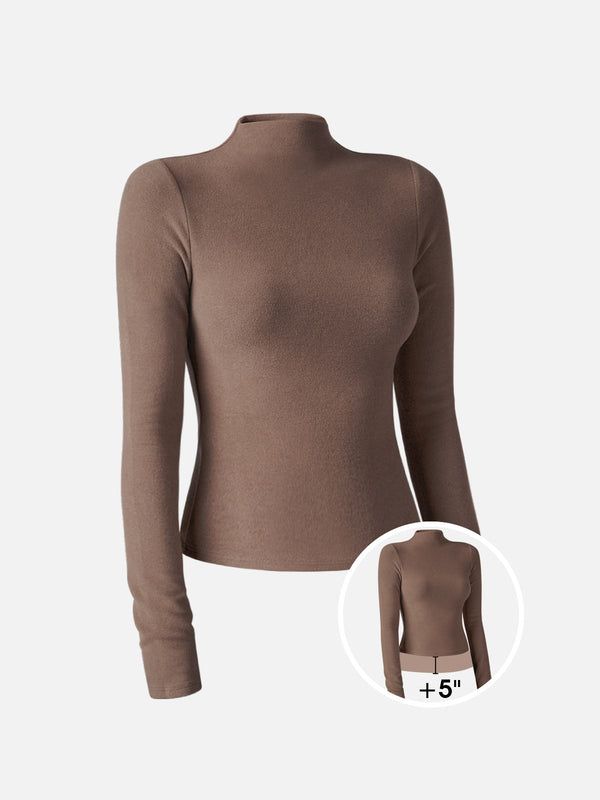 OGLmove Turtleneck for Women Long Sleeve Tops Brushed Fall Tops Facebook Style, Fall Tops, Wardrobe Edit, Mock Neck Top, Women Long Sleeve Tops, Layered Cuts, Tops Fall, Hip Length, Turtleneck Sweater