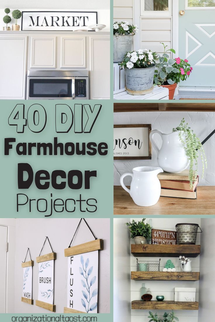 the top 10 diy farmhouse decor projects to make your home look like it is on sale