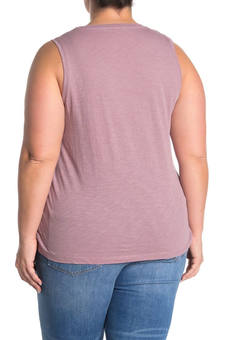 A V-neck cotton tank is the perfect piece for an easy weekend look.Fit: this style fits true to size. Everyday Cotton V-neck Tank Top, Everyday Cotton V-neck Vest, Stretch Cotton V-neck Camisole, Cotton Stretch V-neck Camisole, Casual Cotton V-neck Camisole, Knit Tank Top, Knit Tank, Knitted Tank Top, Knit Tanks