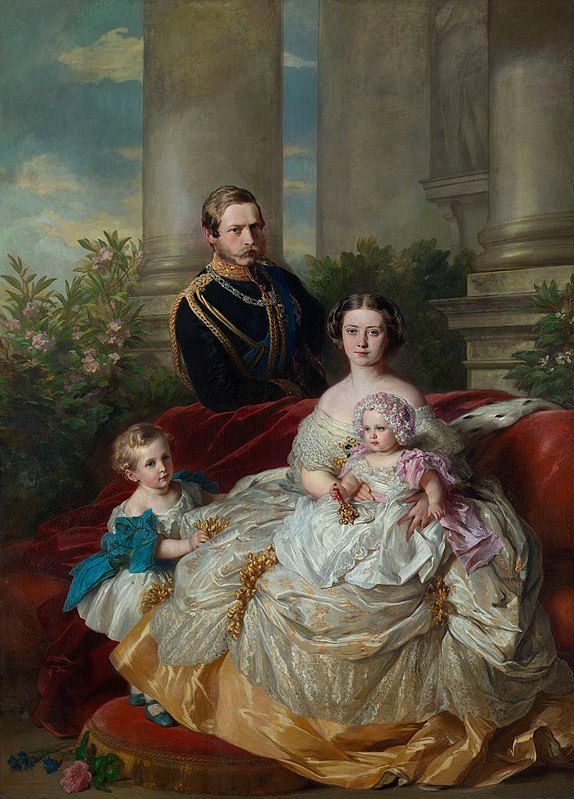 Victoria Princess Royal, Queen Victoria's Daughters, German Royal Family, Franz Xaver Winterhalter, Royal Family Portrait, Queen Victoria Family, Family Portrait Painting, Prince Frederick, Jig Saw