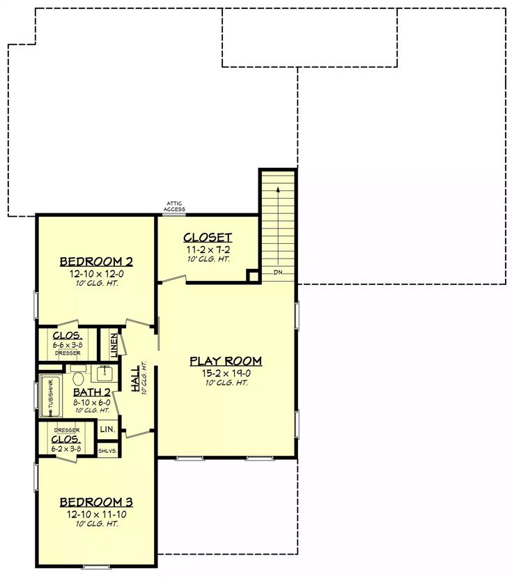 the first floor plan for this house