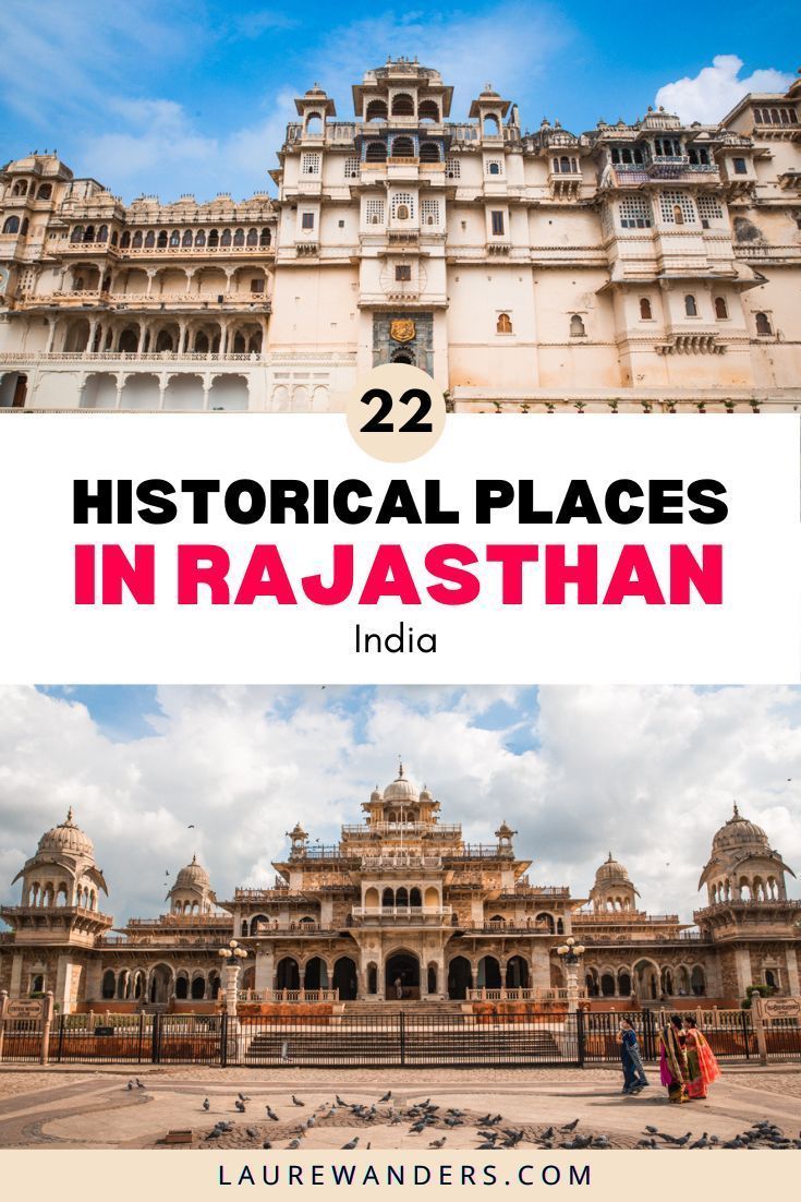 the historical places in india with text overlay