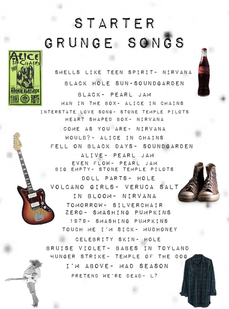 a poster with some different types of guitars and other musical instruments on it's side