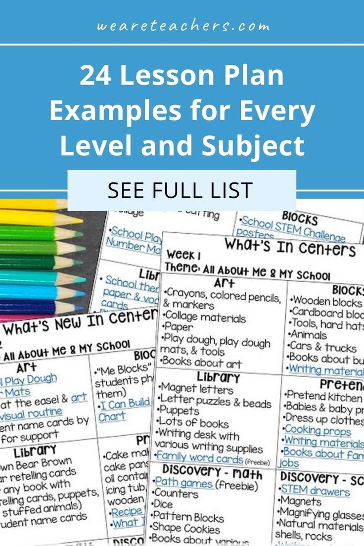 the printable lesson for every level and subject