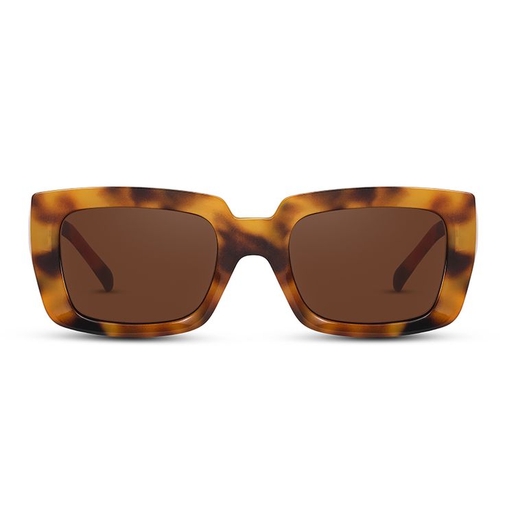 Dazzle in the sunshine with this elegant pair of sunglasses. Inspired by the vintage style, this tortoise rectangle sunglasses radiate grace, generosity, and passionate fashion. This cool style have resurfaced as one of the most trendy styles today, with refined details and craftsmanship making a stunning edition. Frame Shape: RectangleFrame Color: TortoiseFrame Material: PlasticLens Color: BrownLens Material: Lens Width: 49 mmBridge Width: 22 mmTemple Length: 142 mmUV Protection: UV400Polarized Classic Tortoiseshell Rectangular Sunglasses, Brown Rectangular Sunglasses With Tinted Lenses, Classic Rectangular Sunglasses For Summer, Brown Rectangular Tinted Sunglasses, Brown Tinted Rectangular Sunglasses, Brown Rectangular Sunglasses With Mirrored Lenses, Brown Rectangular Polarized Sunglasses, Brown Square Sunglasses With Uv Protection, Brown Sunglasses With Uv Protection For Square Face