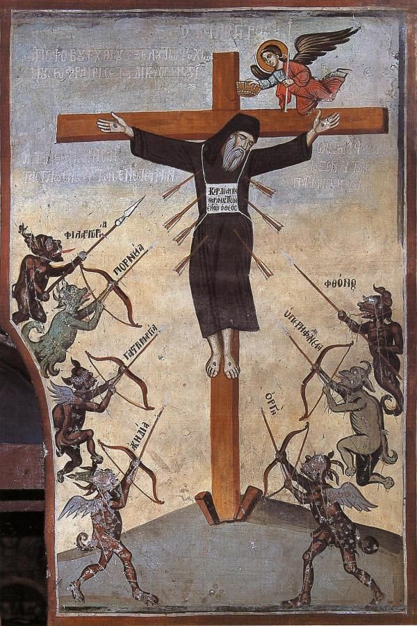 the crucifix is depicted in this painting