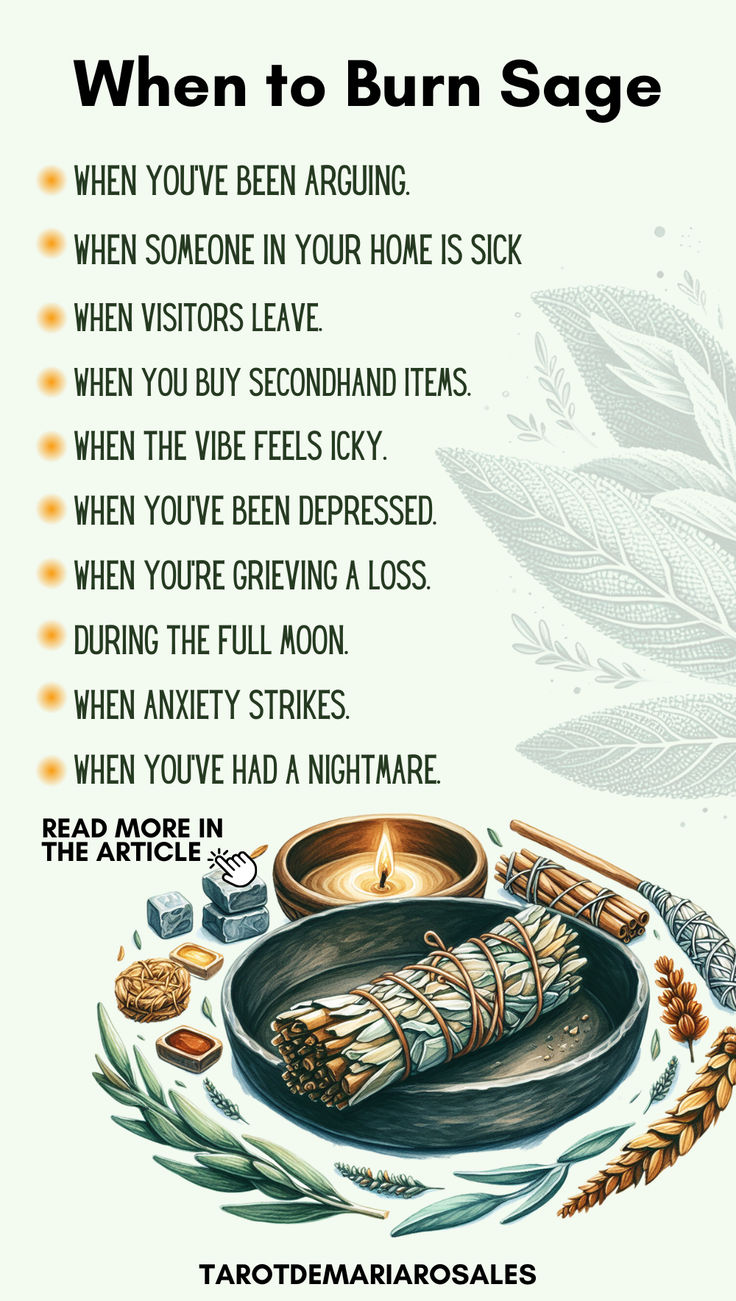 Spell For Colds, How To Use Sage Smudge Sticks, Different Types Of Smudge Sticks, Natural Herbs For Energy, Burn Sage In House, New Year Sage Cleanse, Room Cleansing Spell, Types Of Sage For Smudging, Books For The Soul