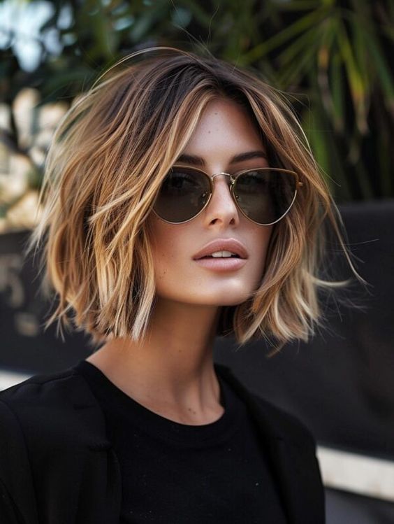 Stylish Bob Haircuts with Highlights for a Modern Look Sleek Curls, Puff Hairstyles, Korean Bob, Dominican Hair, Knot Hairstyles, Braids Knotless, Κούρεμα Bob, Hairstyles Korean, Hairstyles Bob