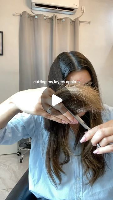 Cut Hair At Home, Bridesmaid Hair Ponytail, Bridesmaid Hair Makeup, Long Wolfcut Haircut, Hairstyles For Layered Hair, Short Hair Undercut, Wolfcut Haircut, Long Wolfcut, Haircuts For Wavy Hair