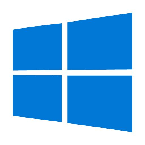 the windows logo is shown in blue on a white background, and it appears to be looking like an open window