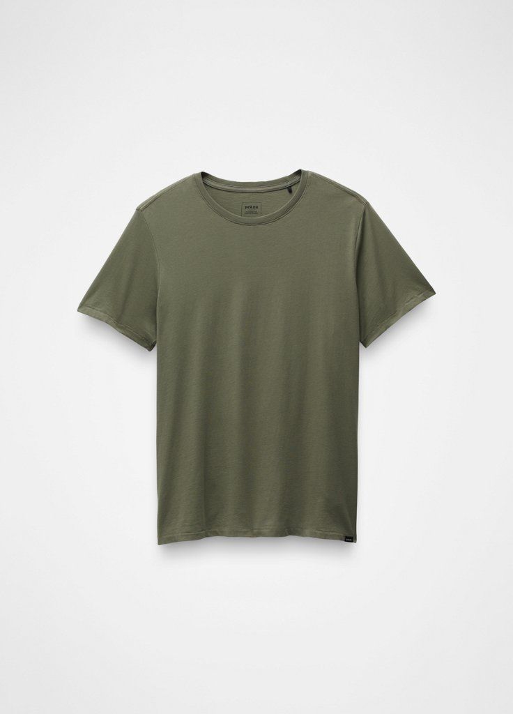 A Classic Short Sleeve Tee Made From 100% Regenerative Organic Certified Cotton. Basic Relaxed Fit Pima Cotton T-shirt, Essential Cotton T-shirt For Summer, Essential Cotton Short Sleeve T-shirt, Relaxed Fit T-shirt For Everyday, Relaxed Solid Color Short Sleeve T-shirt, Summer Relaxed Fit T-shirt, Classic Solid Color T-shirt For Casual Gatherings, Classic Solid T-shirt For Casual Gatherings, Basic Short Sleeve T-shirt For Casual Gatherings