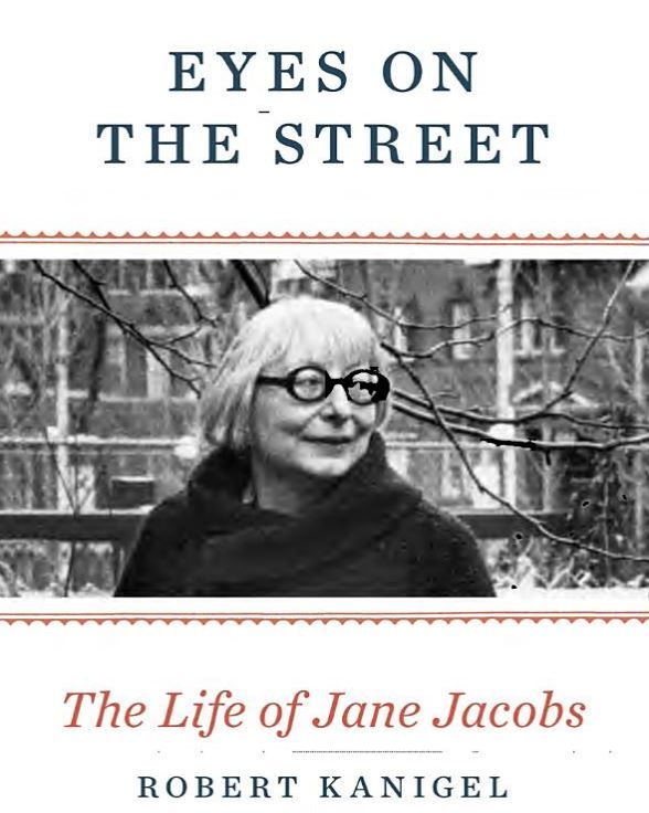 an older woman with glasses is featured in the book eyes on the street