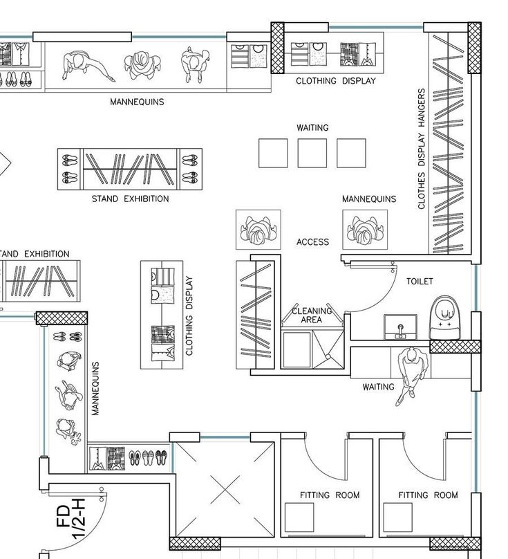 the floor plan for a small apartment