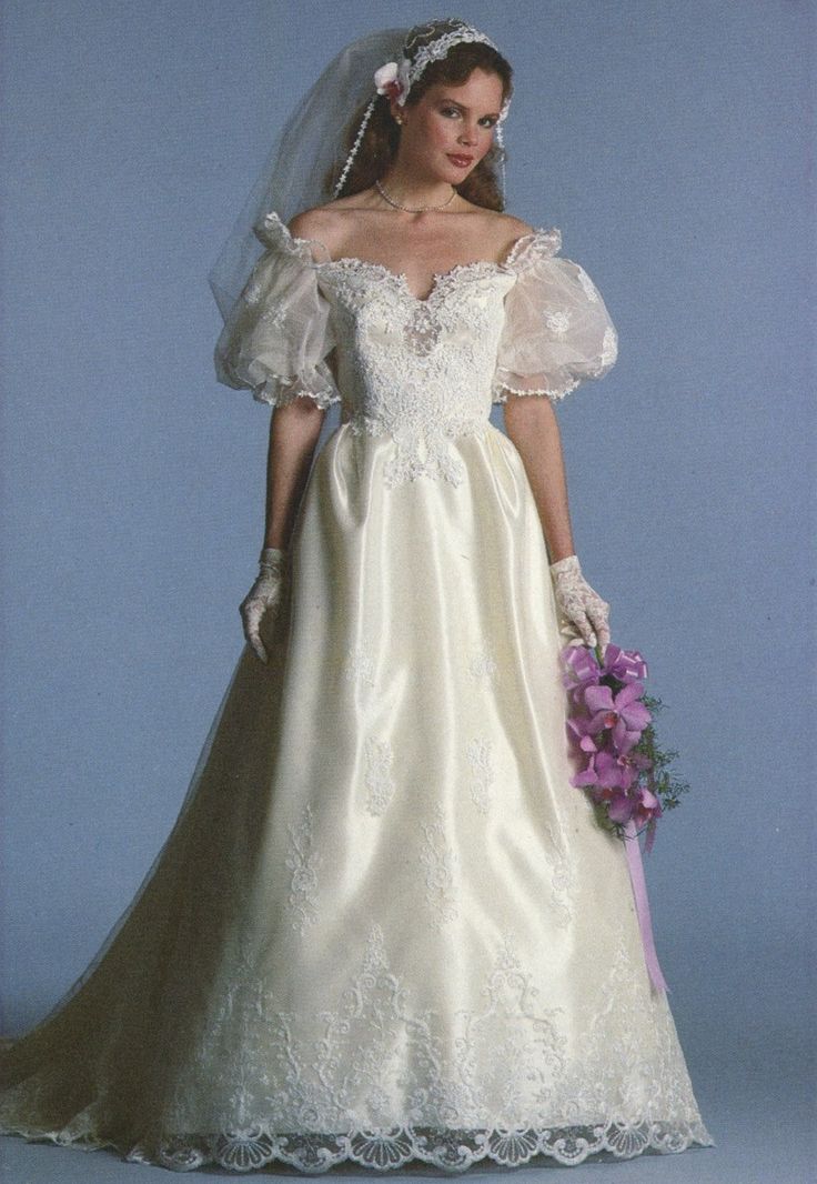 a woman wearing a wedding dress and veil